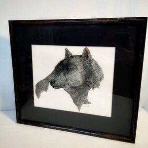 Allen Bullock original ink drawing